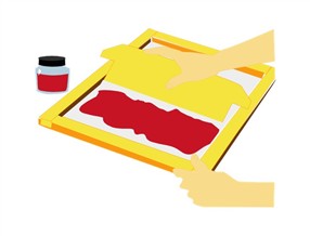 textiltryck,trycka p&aring; kl&auml;der tyger